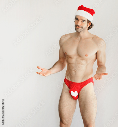 Photo: Sexy santa man Sexy santa man
