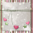 Vektor: Biglietto romantico - Cute grreting card Biglietto romantico - Cute grreting card