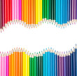 Foto: set of color pencils with copyspace set of color pencils with copyspace