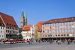 St. Sebaldus Church and Schoener Brunnen in Nuremberg, Germany