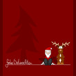 weihnachtsmann & rentier IV