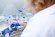 portrait of a female researcher doing research in a lab