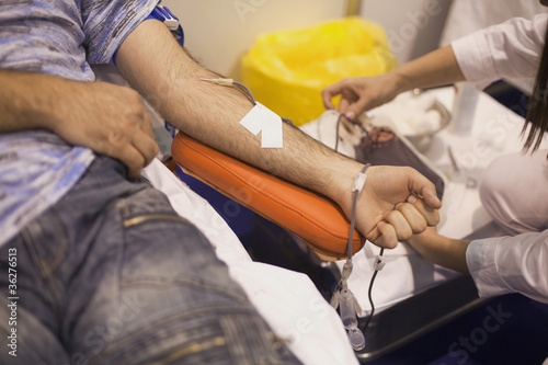 Photo: blood donation blood donation