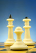 chess pieces on the board chess pieces on the board