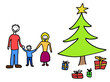 Vector: Christmas drawing Christmas drawing