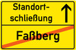 Schild Standortschließung Faßberg