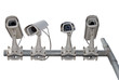 Security Cameras.Clipping path included.