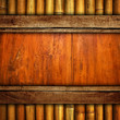 wood board with bamboo frame