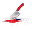 sharp kitchen knife blade