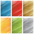 Vector set of scratch textures