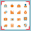 Bank icons | In a frame series