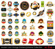 Modern And Vintage Emblems Ext...