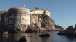 Castle and walls of old Dubrovnik,