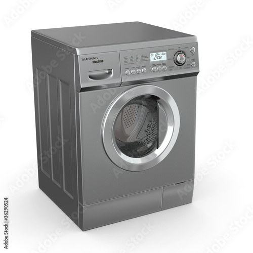 Illustration: Closed washing machine Closed washing machine