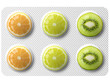 Foto: medicine with fruits medicine with fruits
