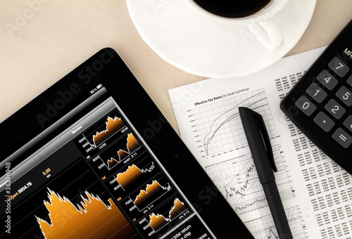 Photo: Stock Exchange Workplace Stock Exchange Workplace