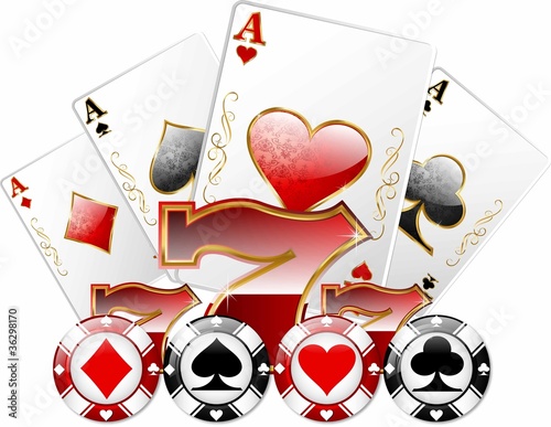Vector: Casino background Casino background