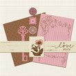 Scrapbook Vintage design elements Scrapbook Vintage design elements