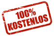 Grunge Stembel rot 100% KOSTENLOS