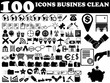 100 ICONS BUSINES CLEAN