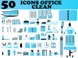 50 ICONS OFFICE CLEAN