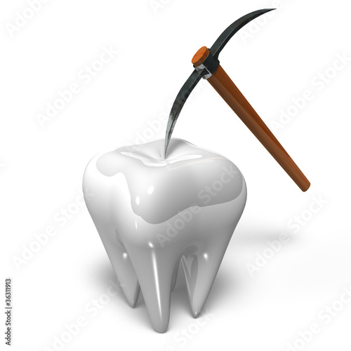 Illustration: WhiteToothAndPickax_image WhiteToothAndPickax_image