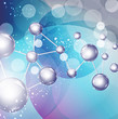 vector abstract background with molecules vector abstract background with molecules