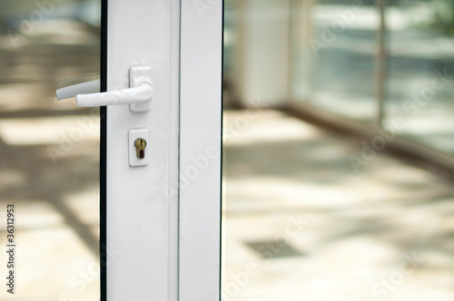 Photo: White door and windows White door and windows
