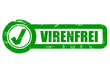 Checkbox grün grunge VIRENFREI