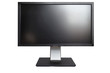 Computer LCD monitor isolated on white background