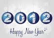 2012 greeting card - Happy new year