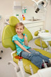girl in dentist office