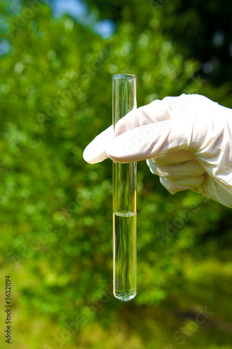 Photo: test tube with water test tube with water