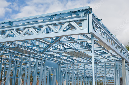 Photo: New home construction framing New home construction framing