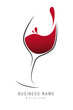 Photo en ligne au meilleur prix logo verre de vin