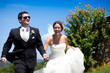 running bride