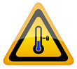 Low temperature sign Low temperature sign