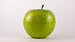 manzana sobre blanco