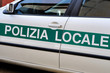 Car of the local police of Lombardy, Italy