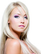Face of  fashion woman with pink make-up