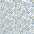 vector seamless patters with abstract fishes and water splashes vector seamless patters with abstract fishes and water splashes
