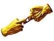 Illustration: fingerhakeln, finger-wrestling fingerhakeln, finger-wrestling