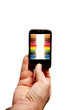 Cellulare con matite colorate Cellulare con matite colorate