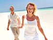 Mature couple enjoyiong themselves on holiday