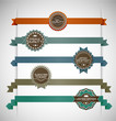 Vector illustration of vintage retro labels | EPS10 Compatibilit Vector illustration of vintage retro labels | EPS10 Compatibilit