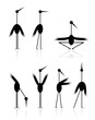Funny storks collection for your design Funny storks collection for your design