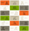 Business cards with houses for your design