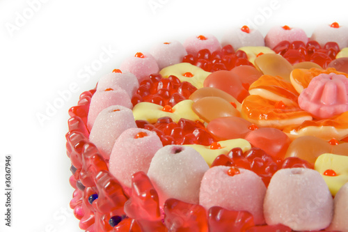 Photo: Gummibärchenkuchen Gummibärchenkuchen