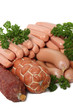Various kinds of sausage Various kinds of sausage