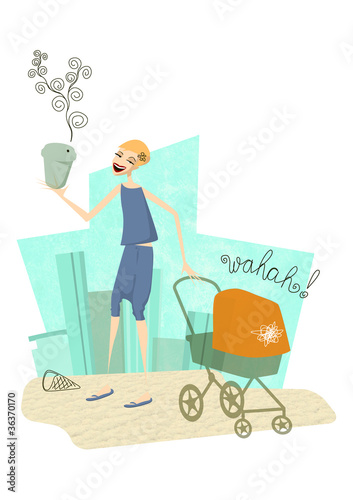 Illustration: macchiato mum macchiato mum
